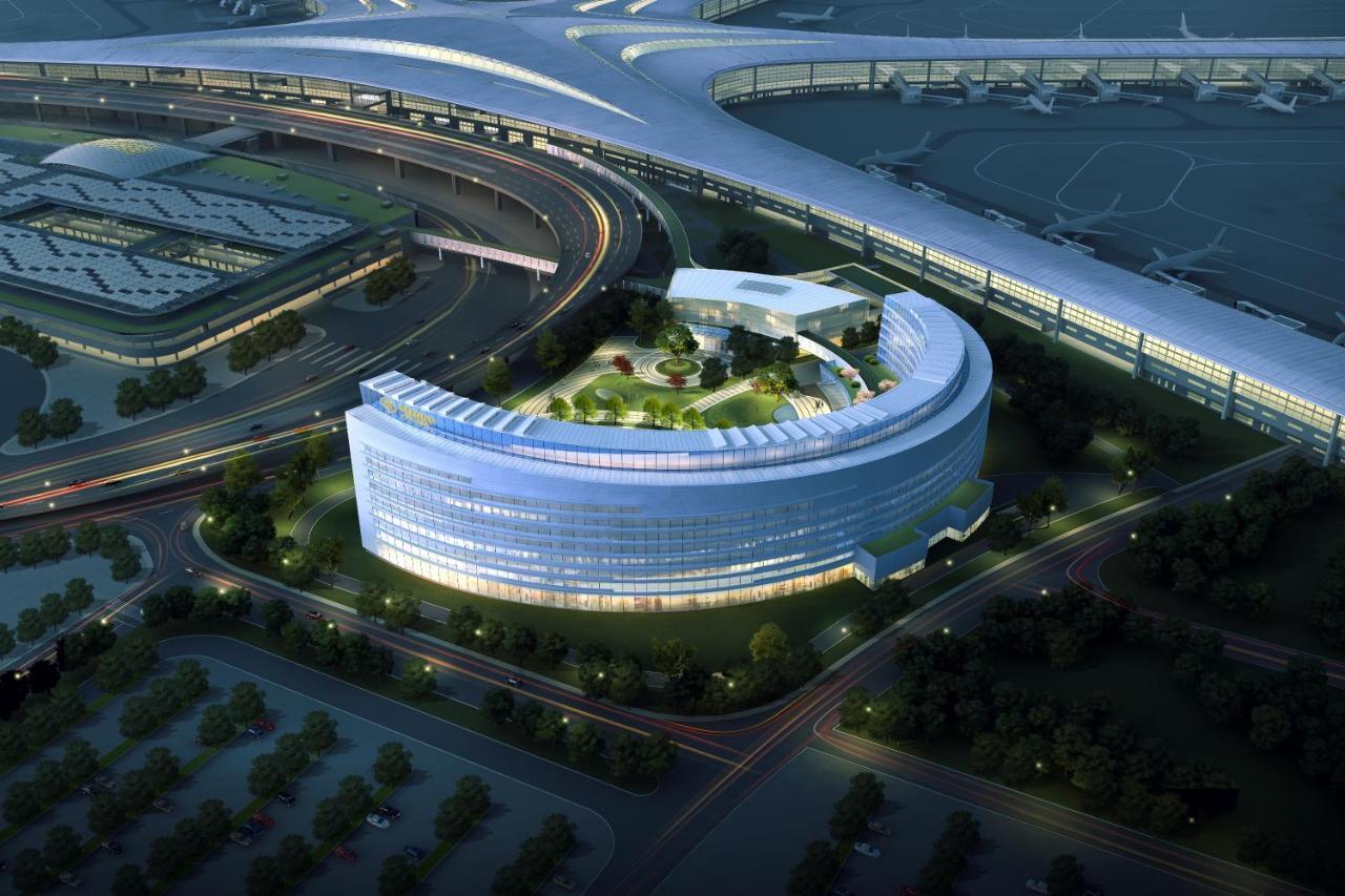 Grand Barony Qingdao Airport Hotel Eksteriør bilde