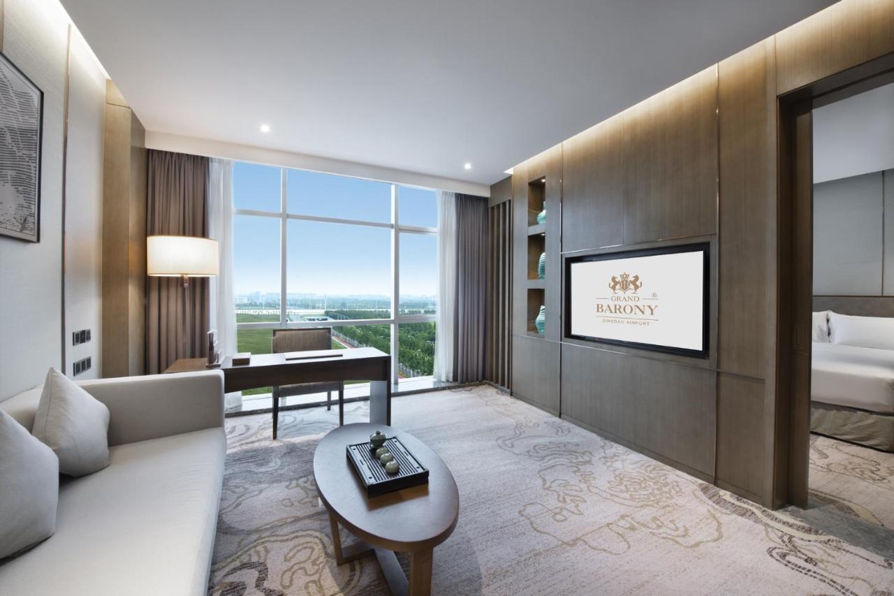 Grand Barony Qingdao Airport Hotel Eksteriør bilde