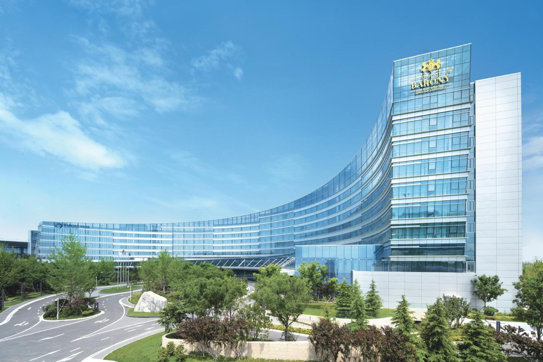 Grand Barony Qingdao Airport Hotel Eksteriør bilde