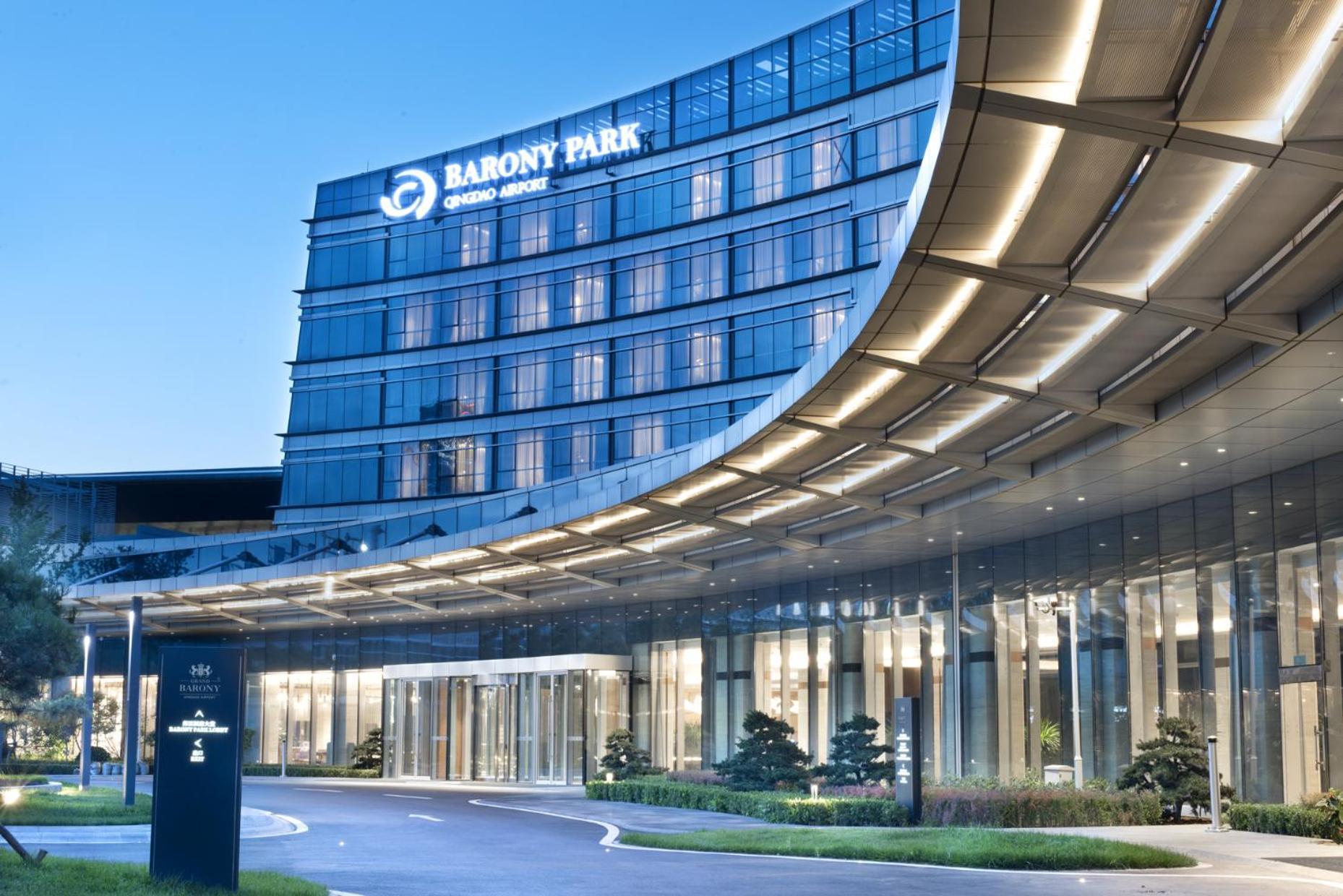 Grand Barony Qingdao Airport Hotel Eksteriør bilde